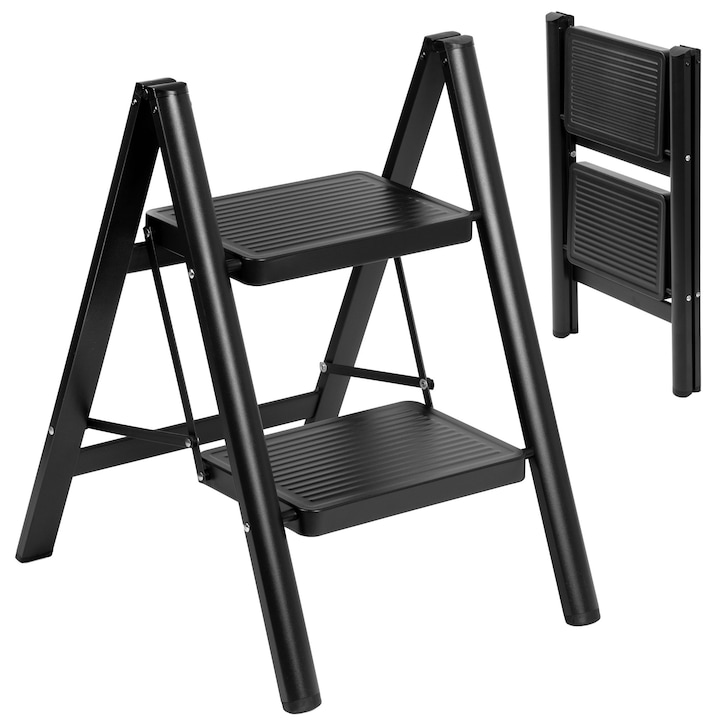 Работна стълба Gockowiak, 2 стъпала, метална, 150 кг, 60x42x51 см