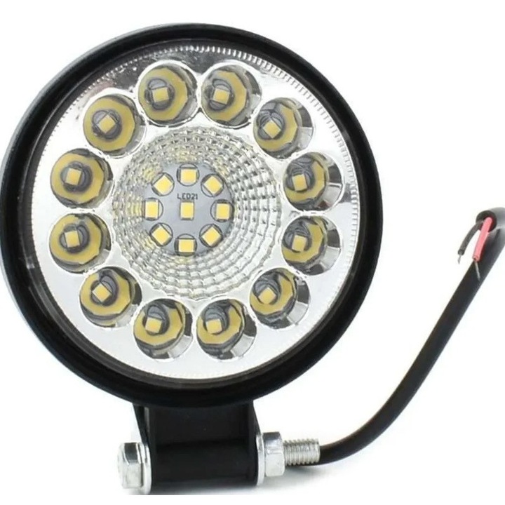 Proiector LED auto 12V/24V Impermeabil Andowl Q ZD562 ROTUND