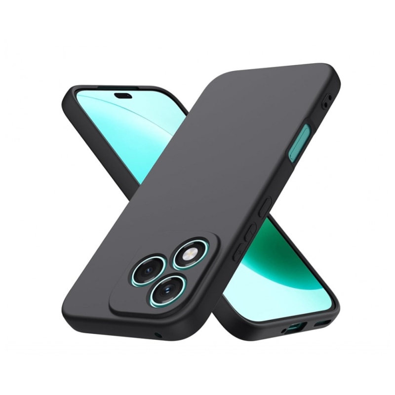 Husa Upzz® Ultra Slim New Compatibila Cu Honor 600 LITE, Silicon Soft Slim Anti Amprente, Protectie La Camera, Negru