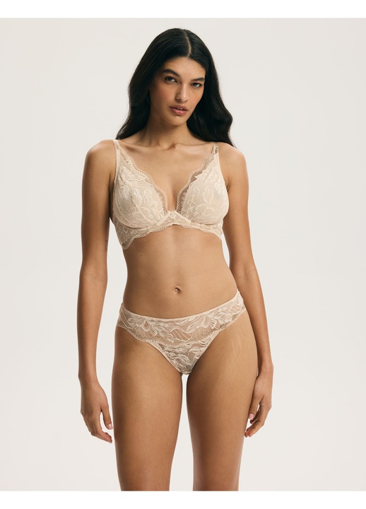 Sutien moale, dama, Vivian, Bej