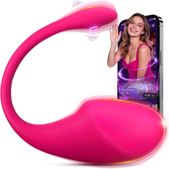Vibrator MingZhi, 10 moduri de vibrație, controlat de la distanță, colorat, compact