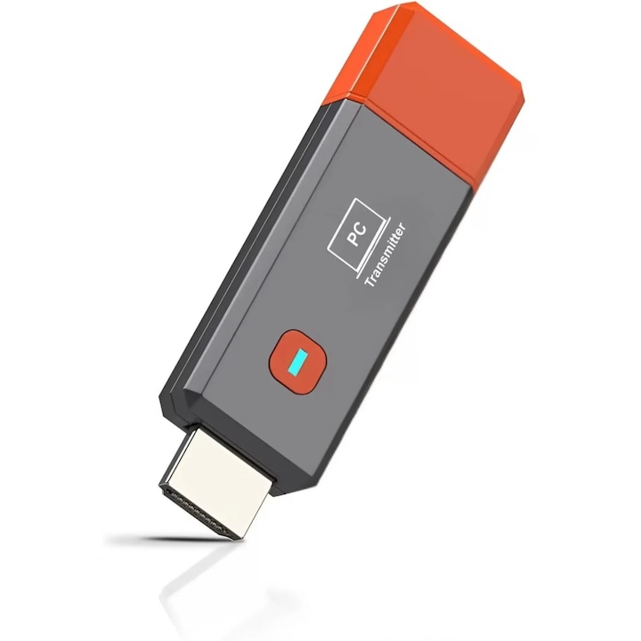 Transmitator HDMI Wireless Hasepe® Full HD 1080P Plug And Play 50M Raza, Transmitator HDMI Wireless Compatibil PC TV Proiector Consola Gaming, Transmitator HDMI Wireless Cu Conectare Rapida Fara Fir Si Semnal Stabil, Extender HDMI Pentru Streaming