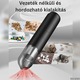 Mini hordozható porszívó BIZAIMO, 15000Pa szívóerő, HEPA szűrő, 7500 mAh akkumulátor, fúvó funkció, 3 mellékelt tartozék, autóba, otthonra és irodába alkalmas, kefe nélküli motor, USB-C töltés, fekete