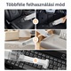 BIZAIMO Mini hordozható porszívó, 6000Pa szívóerő, 2000 mAh akkumulátor, Tartozékokkal, Alkalmas autóba, otthonra és irodába, Kefe nélküli motor, USB-C töltés, Fehér