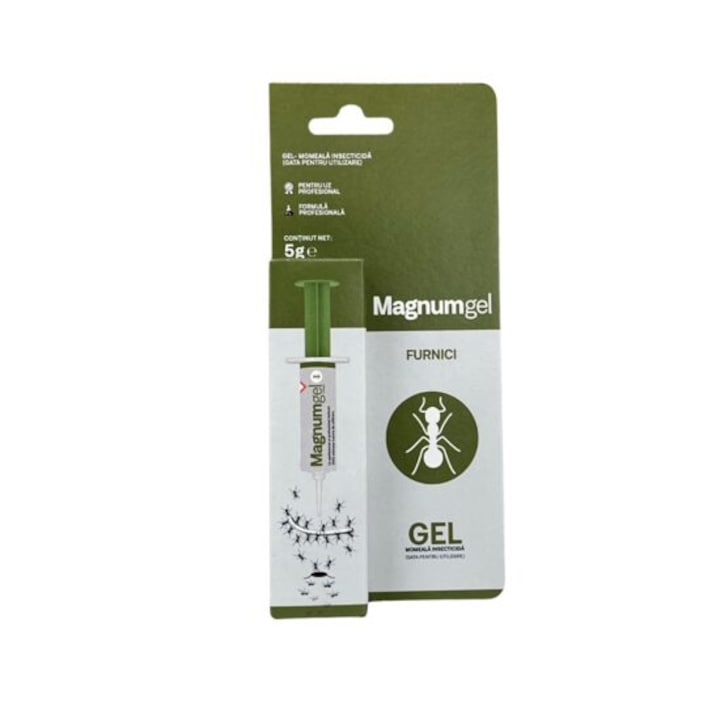 Gel insecticid pentru furnici MAGNUM gel, 5 g, utilizare interioara si exterioara
