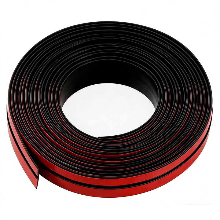 Banda etansare auto, Asskanaer, Cauciuc Premium, 600x1.9cm, Rosu-Negru