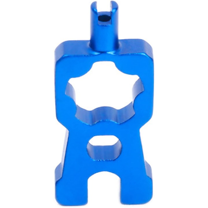 Set 4 unelte pentru demontare si instalare miez valve Schrader/Presta, chei portabile pentru bicicleta