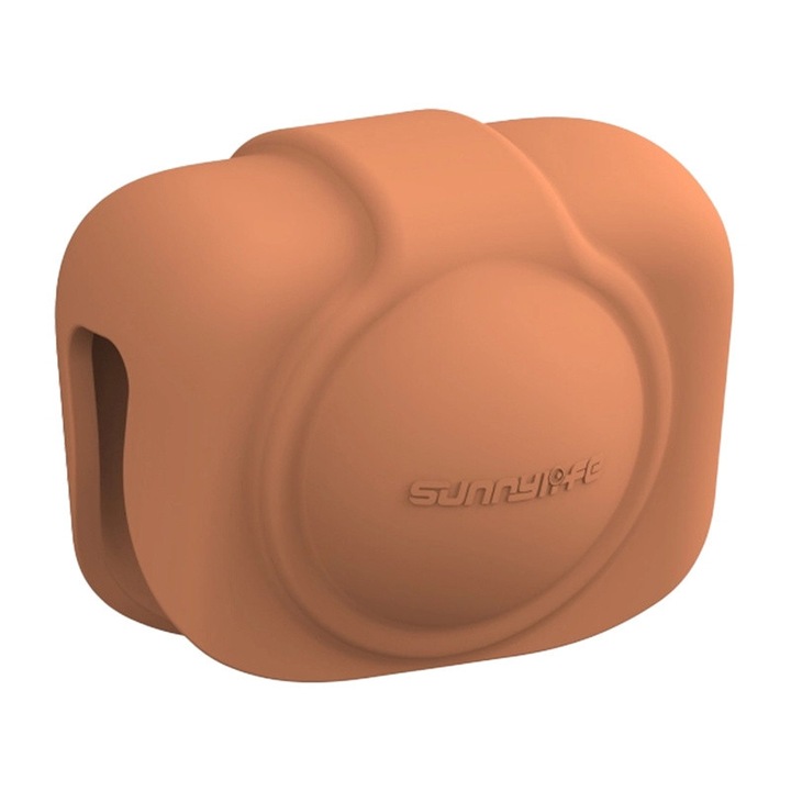 Силиконов защитен капак за обектив Sunnylife SG034, съвместим с DJI Osmo 360, оранжев