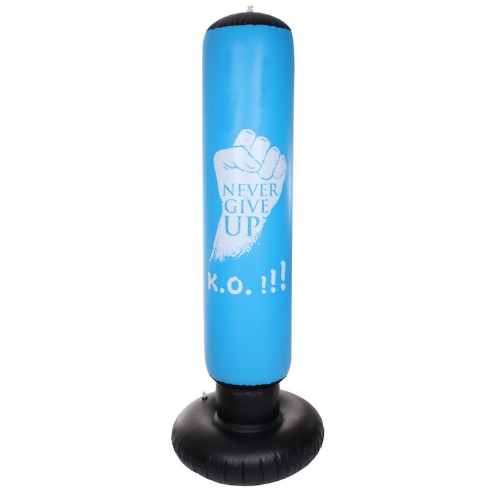 Надуваем боксов чувал, Merco KO Blue, размер 160 x 30 см