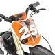 Motocicleta electrica Kinderauto Eco Tiger 1000W pentru copii 6-12 ani, 36V, roti 12/10, culoare portocalie, ideala pentru aventuri off-road si distractie urbana