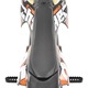 Motocicleta electrica Kinderauto Eco Tiger 1000W pentru copii 6-12 ani, 36V, roti 12/10, culoare portocalie, ideala pentru aventuri off-road si distractie urbana