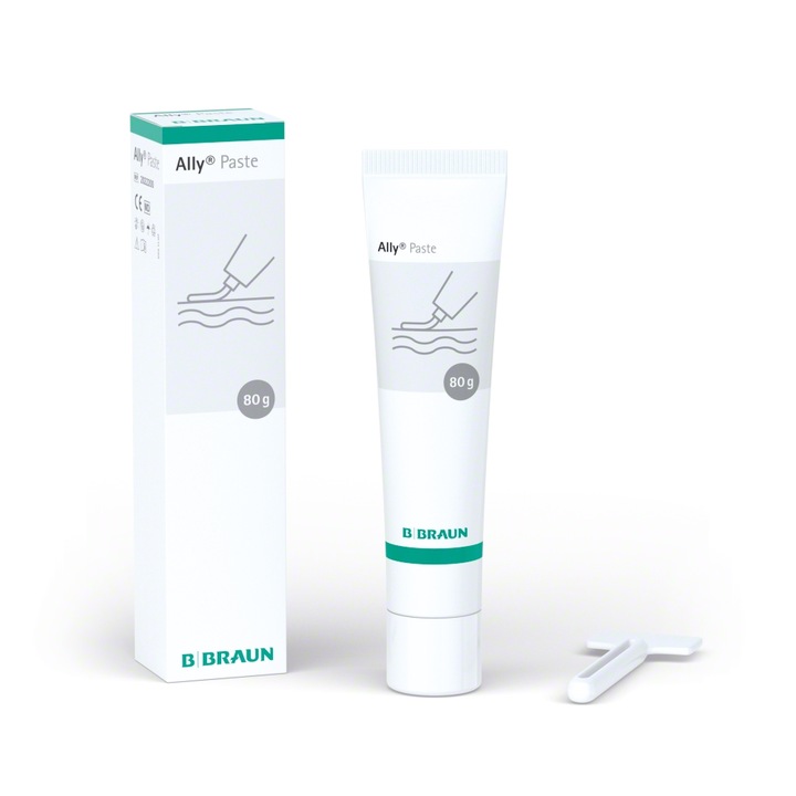 Pasta de lipit ALLY BBraun, fara alcool, pentru colostomie, ileostomie, urostomie si fistule, 80g