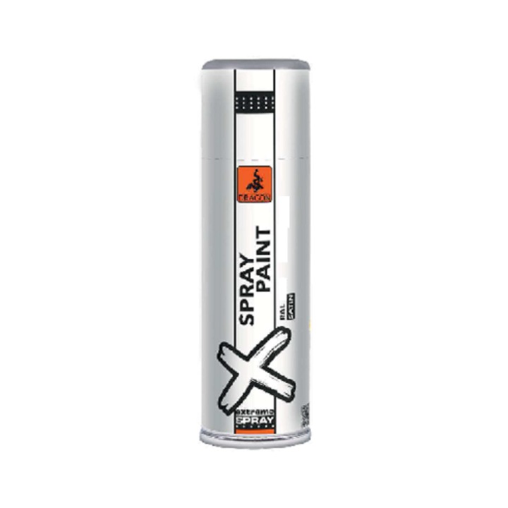 Akril szatén zománcfesték spray, 400 ml, Dragon RAL 0000 - színtelen