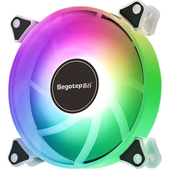 Ventilator Segotep Romantic 120mm iluminare Rainbow