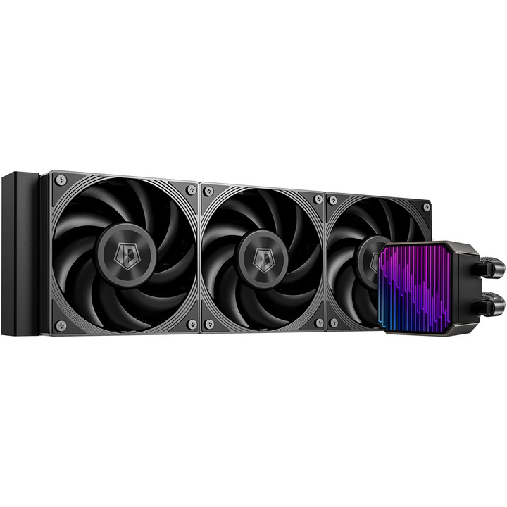 Охладител за процесор ID-Cooling DX360 Max, Течно охлаждане, aRGB подсветка, Черен
