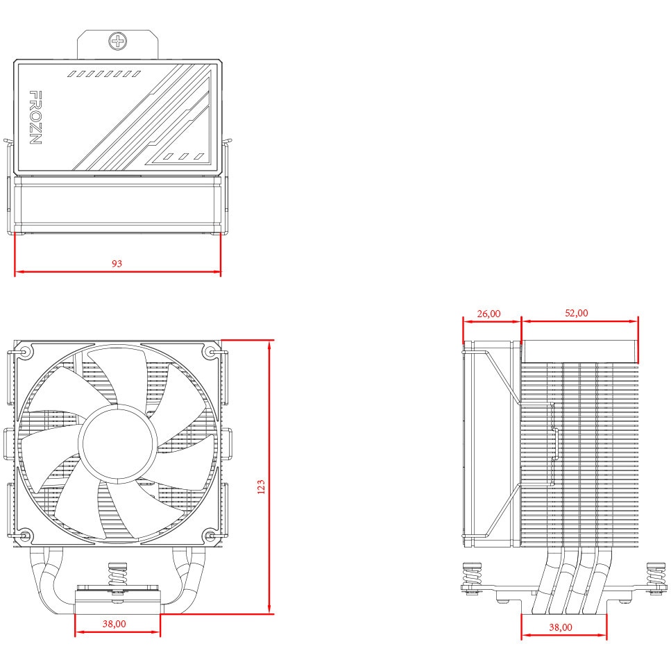 Cooler procesor ID-Cooling FROZN A400 negru - eMAG.ro