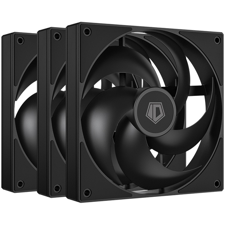 Set 3 ventilatoare ID-Cooling AS-120 K 120mm