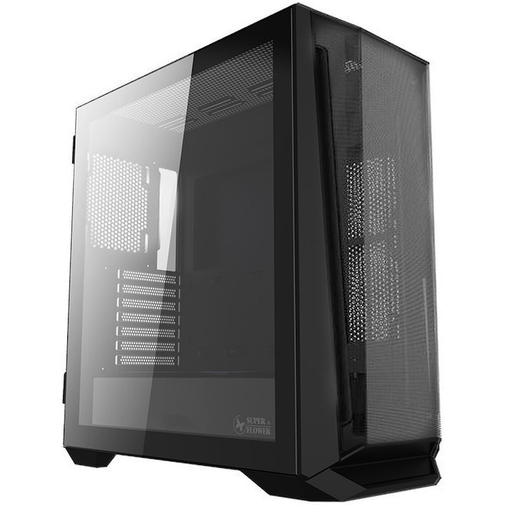 Carcasa Segotep Snake, Mid-Tower, fara sursa, ATX, Black