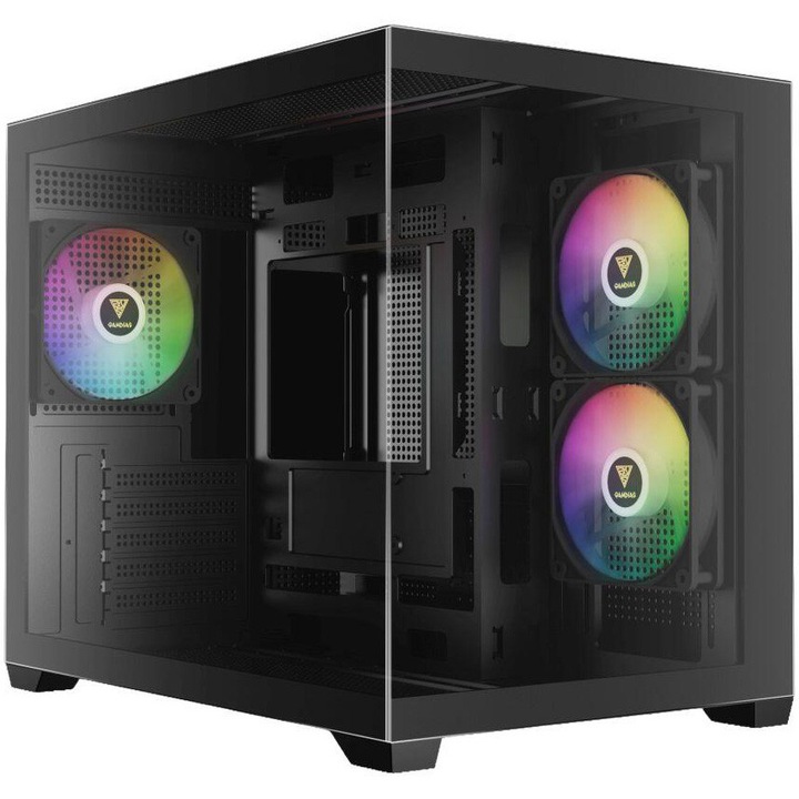 Carcasa Gamdias Aura GC10M V2 aRGB neagra