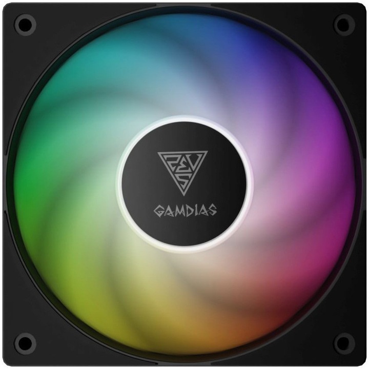 Ventilator Gamdias Notus M1-1201 120mm negre iluminare aRGB