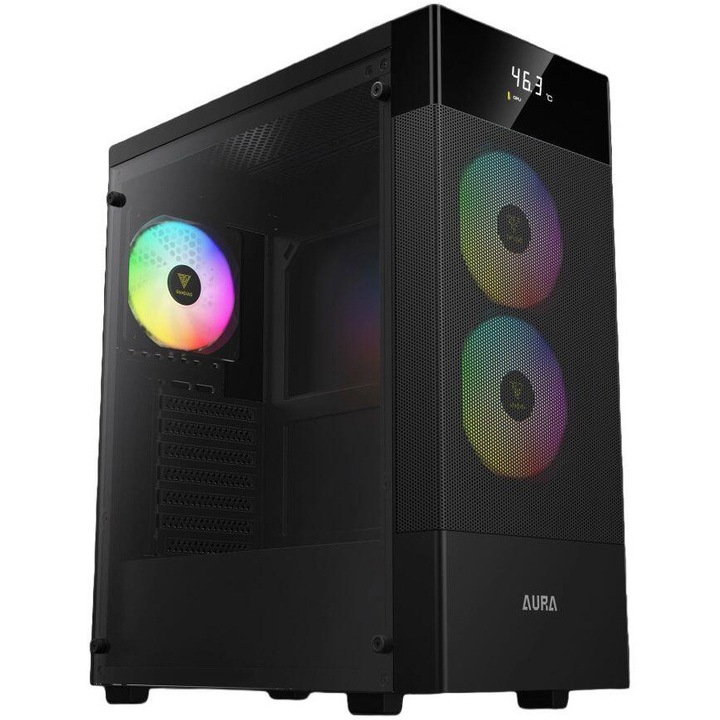Carcasa Gamdias Aura GC5 Elite aRGB neagra