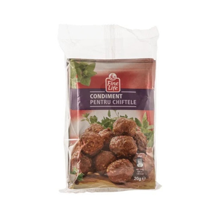 Fine Life Condimente pentru Chiftele, 5 x 20 g, Fine Life
