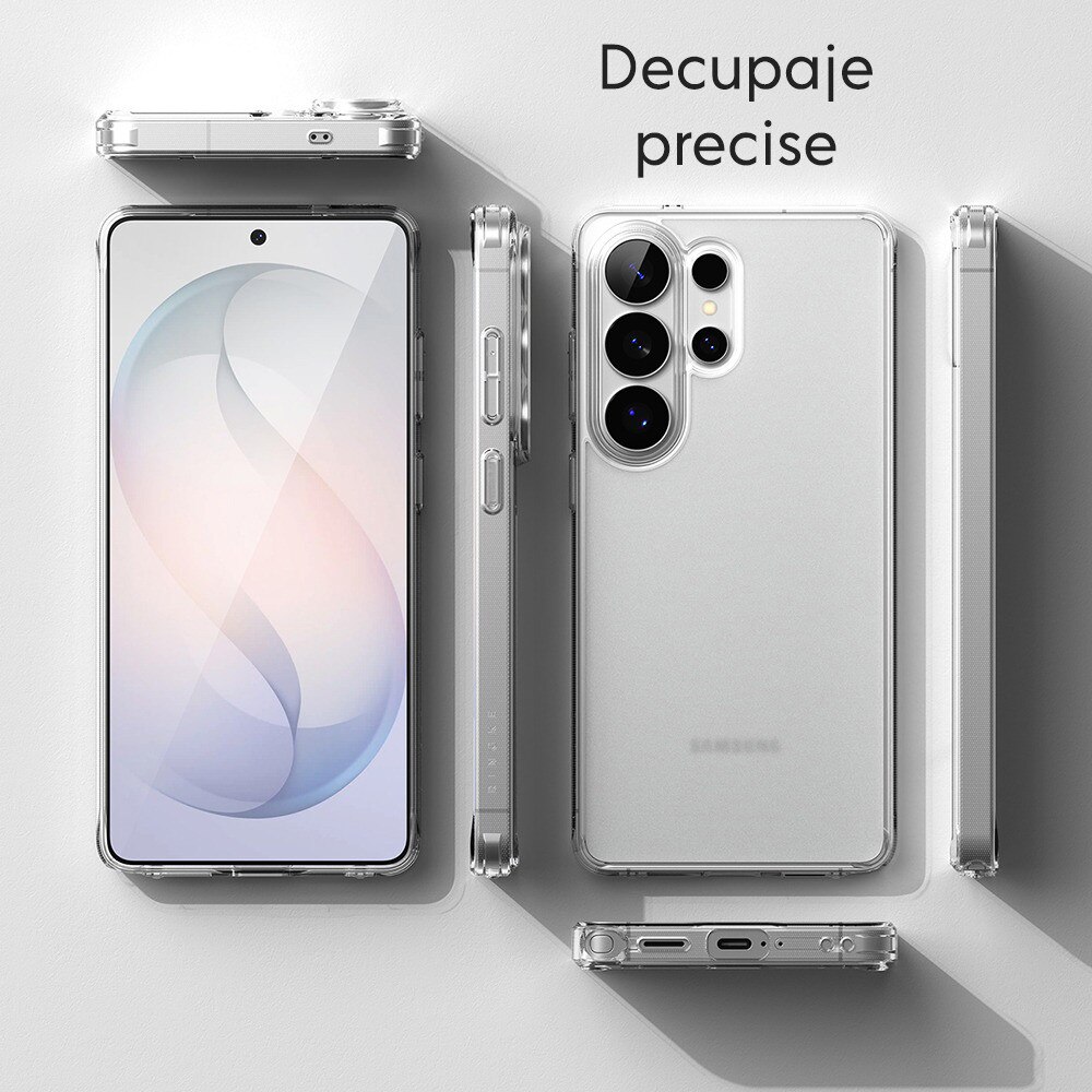 Husa pentru Samsung Galaxy S26 Ultra Ringke Fusion, Incarcare wireless, Protectie camera, Calitate premium, Transparent mat