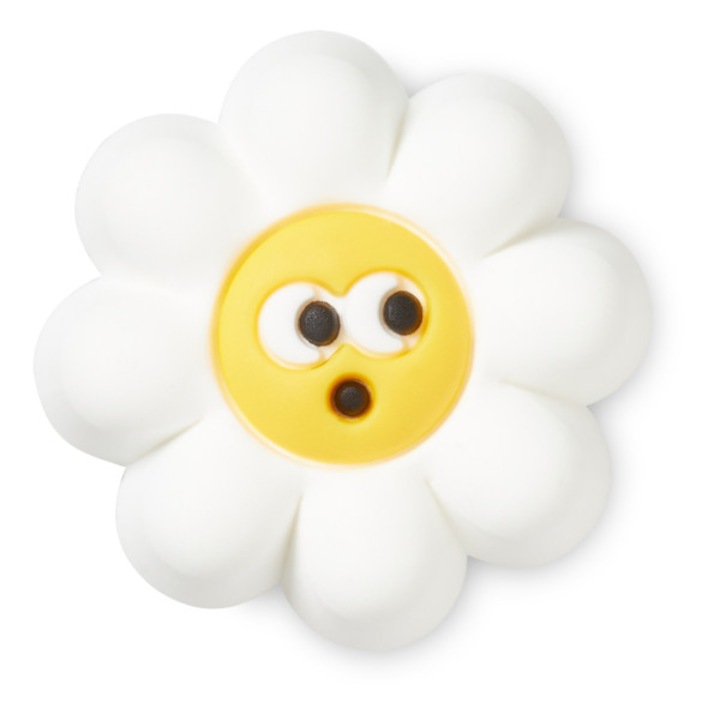 Kiegészítő papucsokhoz, Jibbitz, Megdöbbent százszorszép, 2 darab, többszínű