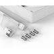 ID-COOLING AS-140-W, 249568, Ventilátorok, Hűtők, Előlapi panelek
