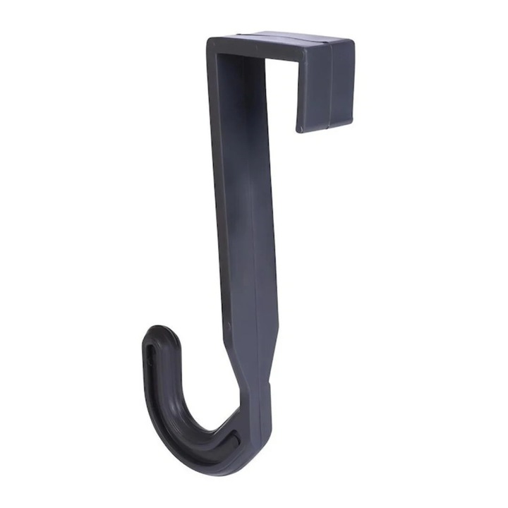 Curier de plastic pentru usa, universal, negru, plastic, 2.2 x 1 x 5 cm, Dactylion®