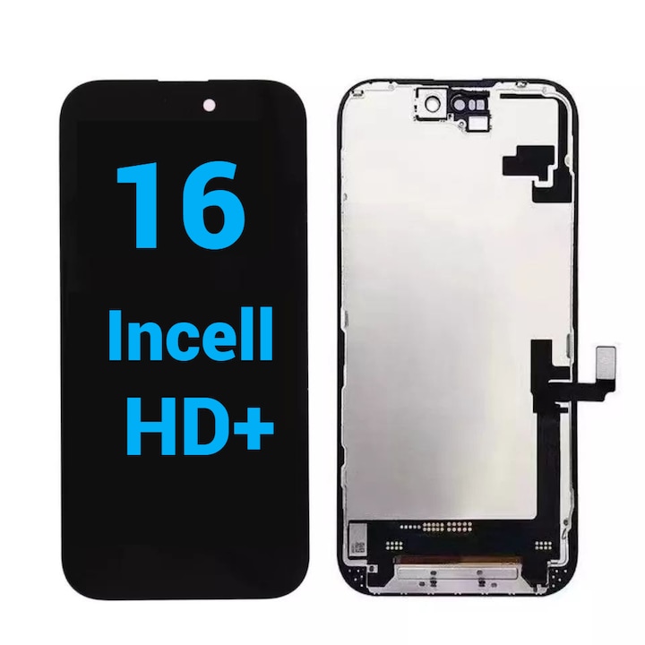 Display Ecran Lcd pentru Iphone 16 Incell TFT (HD+) Negru