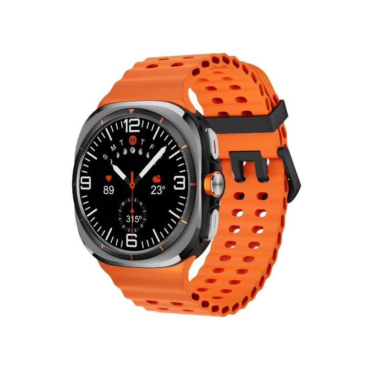 Ceas smartwatch GT7 Ultra SkyTechs® 1, 52 inch ceas sport cu Bluetooth Display amoled talking Sport Smartwatch Barbati si femei rezolutie de 360*360 curea portocalie