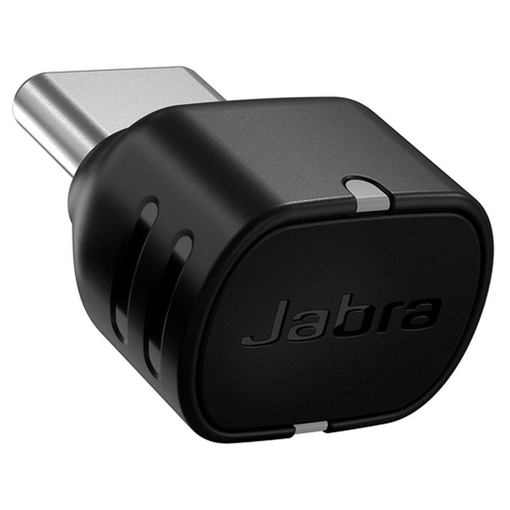 Jabra Link 390c UC Evolve2 Bluetooth adapter, USB-C, ezüst/fekete, Bluetooth 5.3