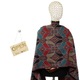 Eșarfă damă Buticcochet, lână, model stilizat, 65x190cm, multicolor