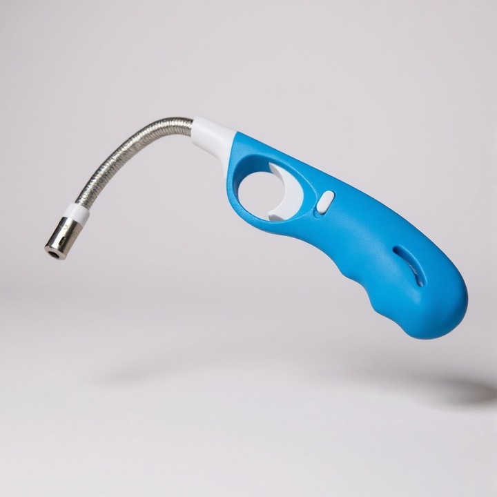 Aprinzator aragaz, cap flexibil, 27 cm albastru