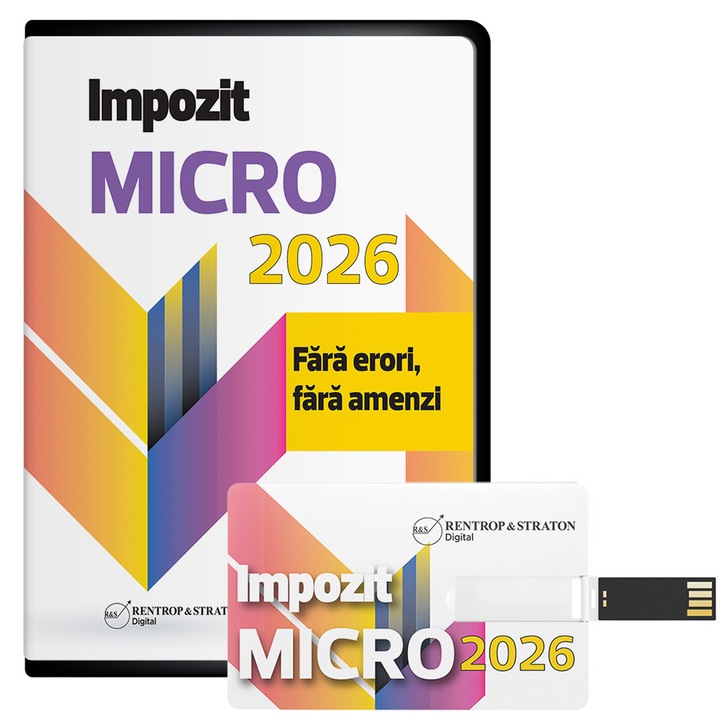 Impozit MICRO 2026. Fara erori, fara amenzi, Rentrop&Straton