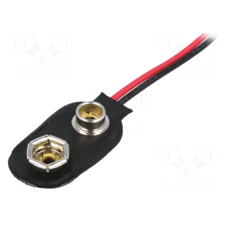 Carcasa pentru baterie, 6F22 / 6LR61, locas 1 baterie