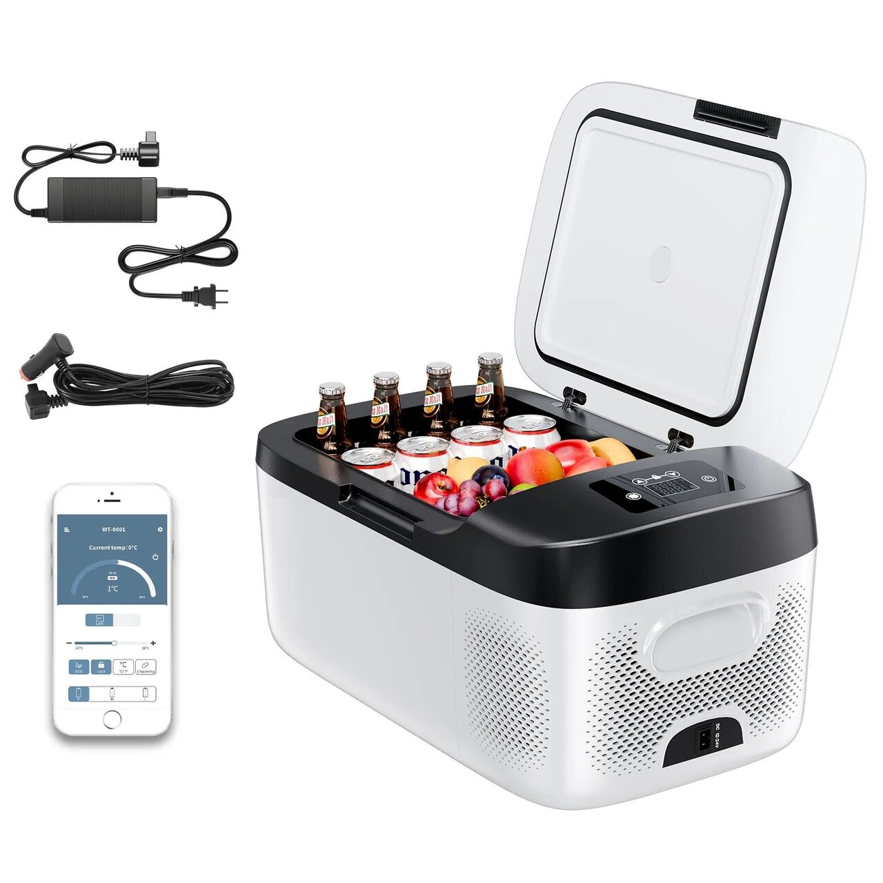 Frigider auto, Alpicool, 15L, 12V, gri - eMAG.ro