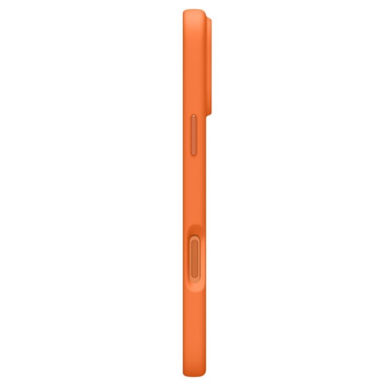 Husa Spigen Silicone Fit cu MagSafe compatibila cu iPhone 17 Pro, Portocaliu