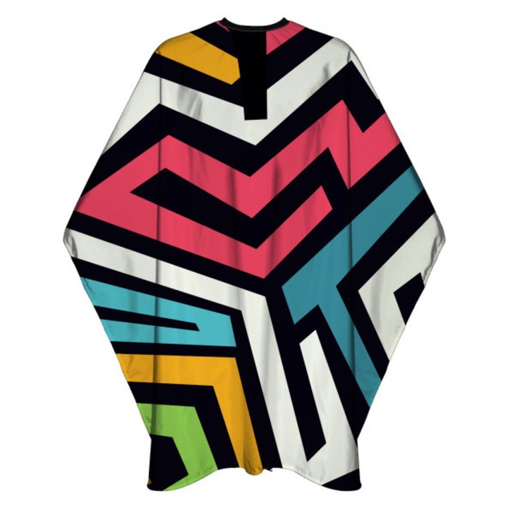 Pelerină frizerie Marmara, Funky Colors, 150x160cm