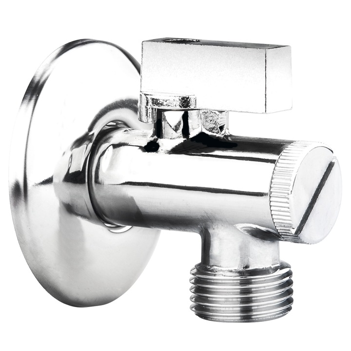 Fém mosógép csap szűrővel és karral, BALLETTO, 1/2"-1/2", strapabíró, széles körű kompatibilitás