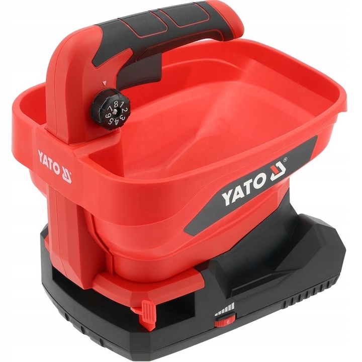 Semanator YATO, cu acumulator, 18V, 3.3L, 5m, 6 viteze, 8 intensitati