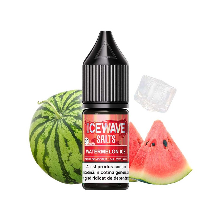 Lichid tigara electronica Icewave Watermelon Ice 10ml, 20mg, 50VG/50PG