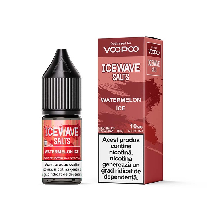 Lichid tigara electronica Icewave Watermelon Ice 10ml, 10mg, 50VG/50PG