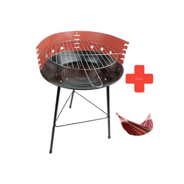 Oferta hamac carbunii cu roti si hamac cadou