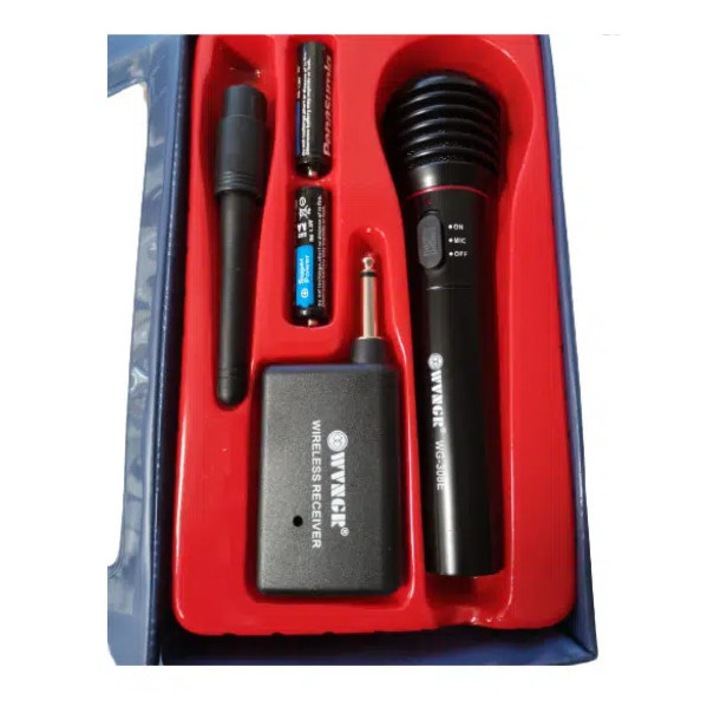 Microfon wireless cu receiver WG-308E, emisie fm