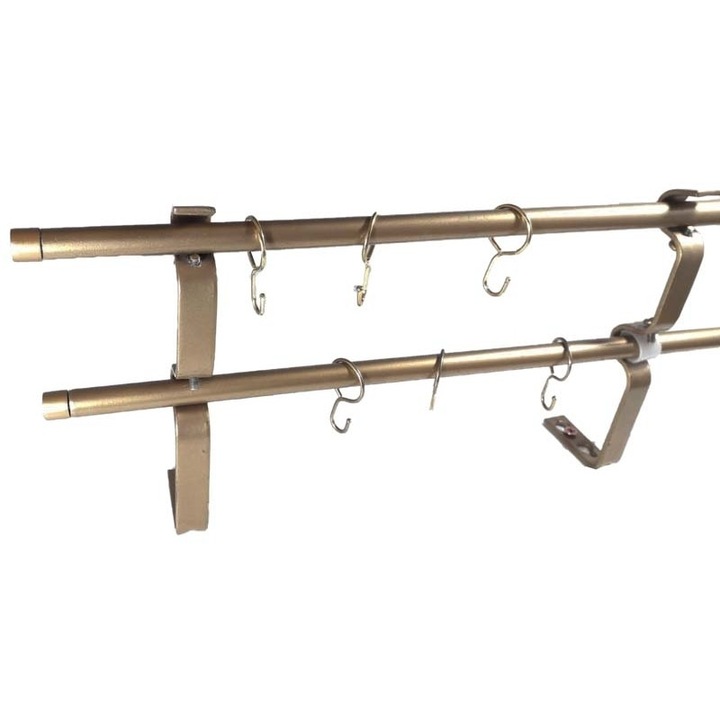 galerie 12 mm Ø MIA, alama masiv, dubla, capete LILIANA, 180 cm