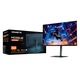 Монитор GIGABYTE MO32U2, 31.5", UHD (3840 x 2160), QD-OLED, 240Hz, 0.03ms GtG, VESA DisplayHDR True Black 400, ClearMR 13000, HDMI, DisplayPort, 2x5W високоговорители, Черен