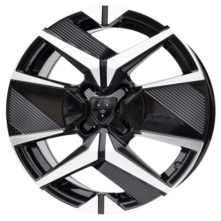 Set (4 bucati) jante 1256 16x6.5 4x108 ET32 - MBPC - machined black