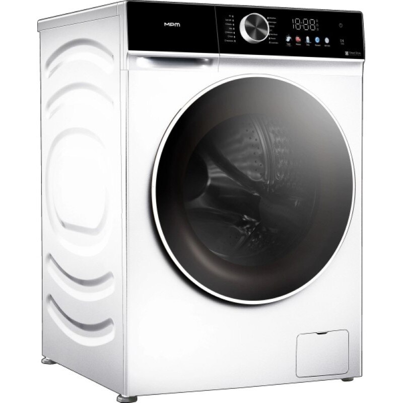 Masina de spalat, MPM MPM-5112-PT-44, 10 kg, 1200 RPM, A, Alb-Negru